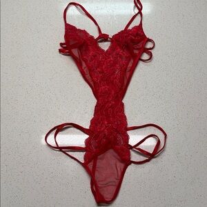 Stripper Lingerie Used Teddy Thong